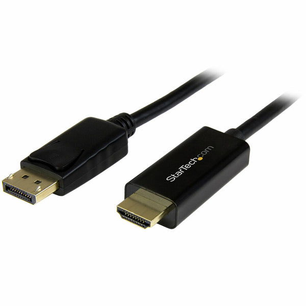 DisplayPort to HDMI Cable Startech DP2HDMM2MB           (2 m) Black-0