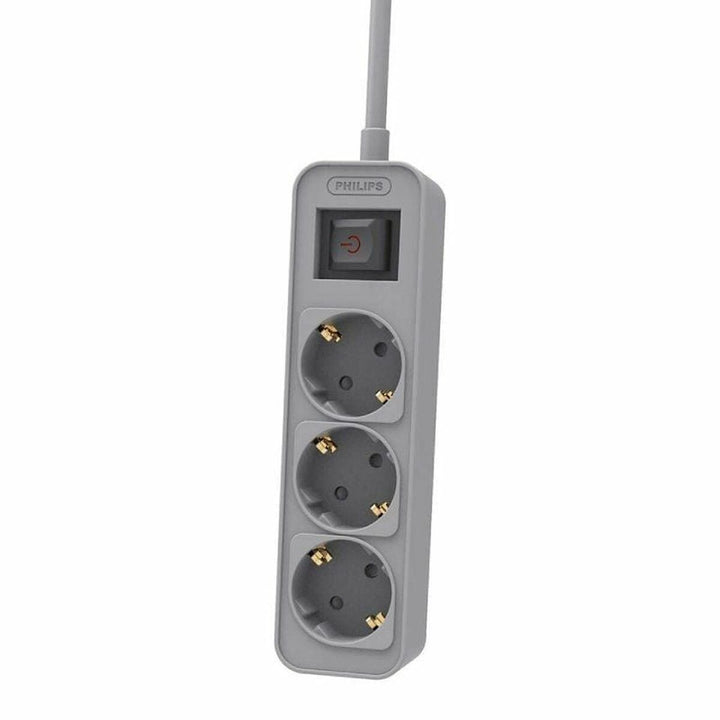 3-socket plugboard with power switch Philips CHP2134G/12-0