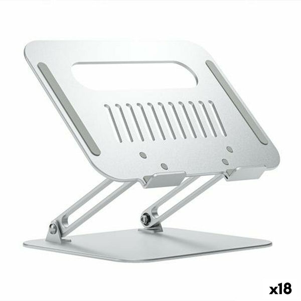 Notebook Stand Aisens XL Aluminium Silver 18 Units-0