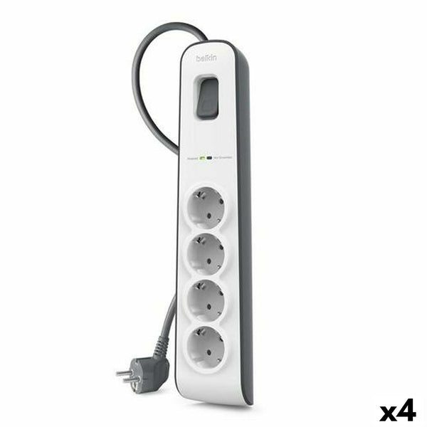 4-socket plugboard with power switch Belkin (2 m)-0