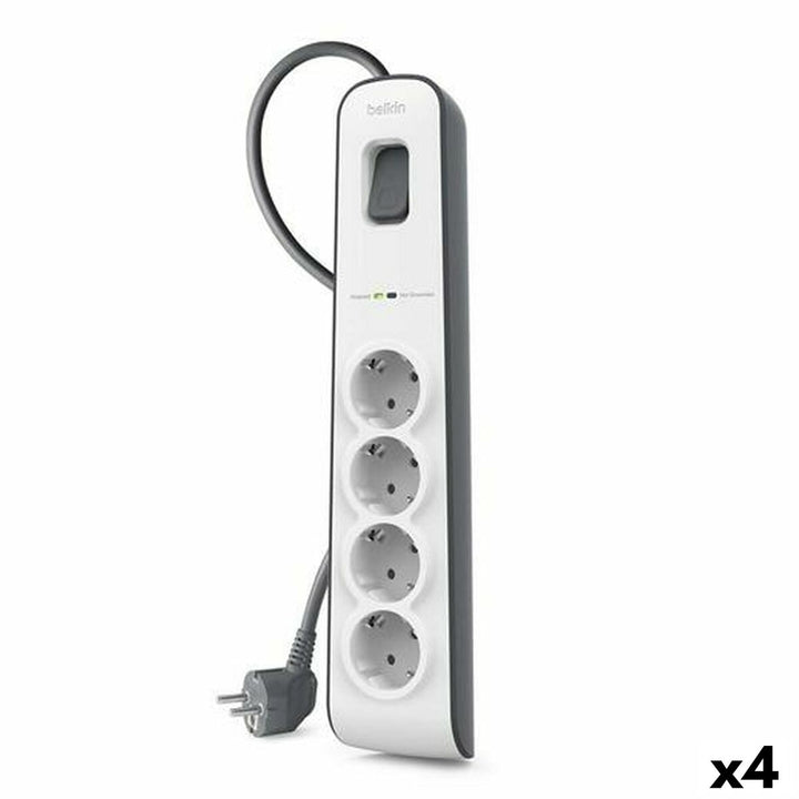 4-socket plugboard with power switch Belkin (2 m)-0