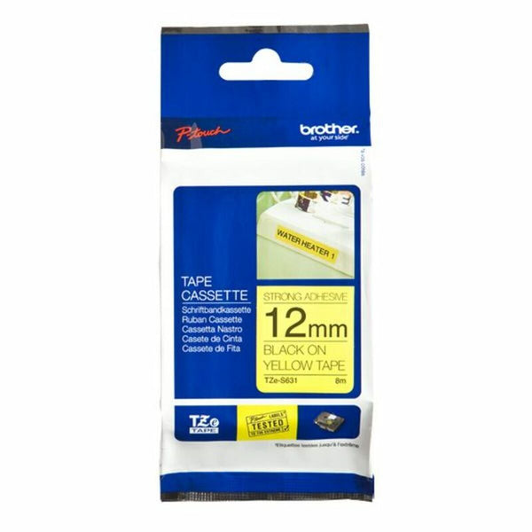 Adhesive Tape Brother TZES631 12 mm x 8 m-0