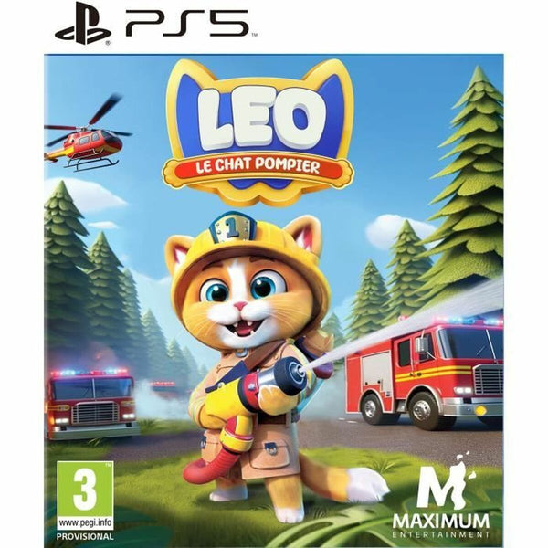 PlayStation 5 Video Game Just For Games Leo The Firefighter Cat-0