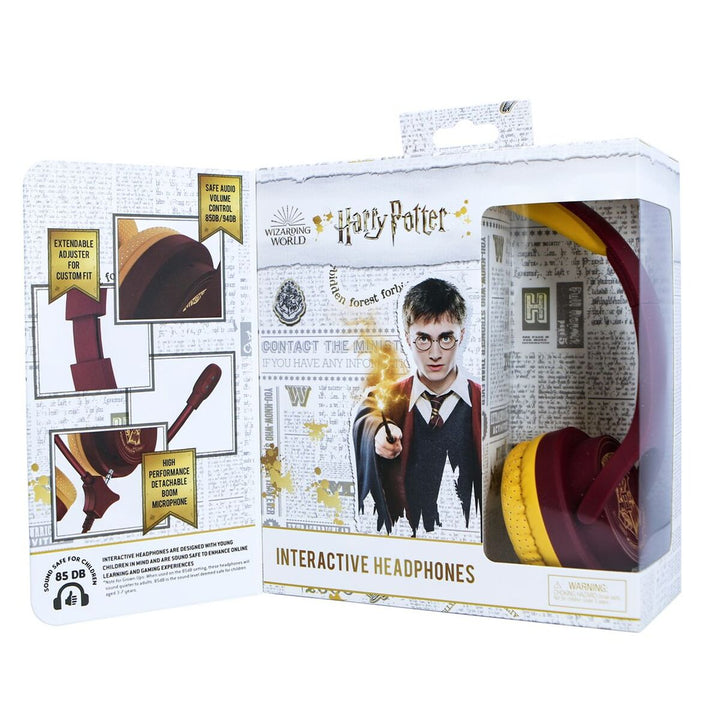 Headphones OTL Technologies Hogwarts Crest Brown Black-7