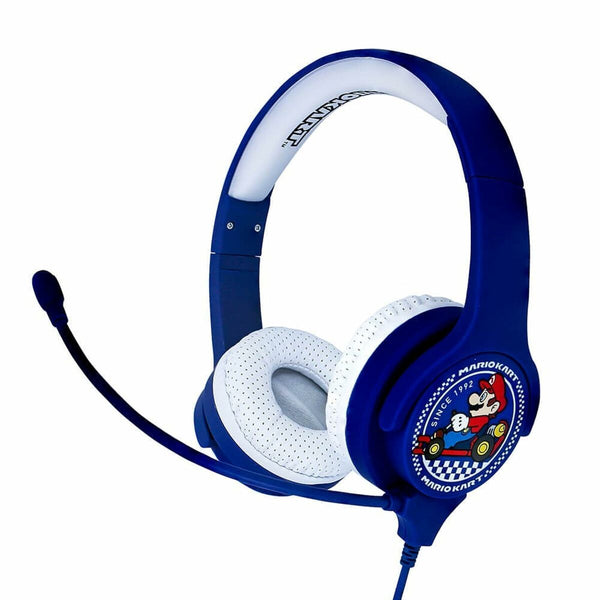 Headphones with Microphone OTL Technologies MARIO KART Blue Blue/White-0