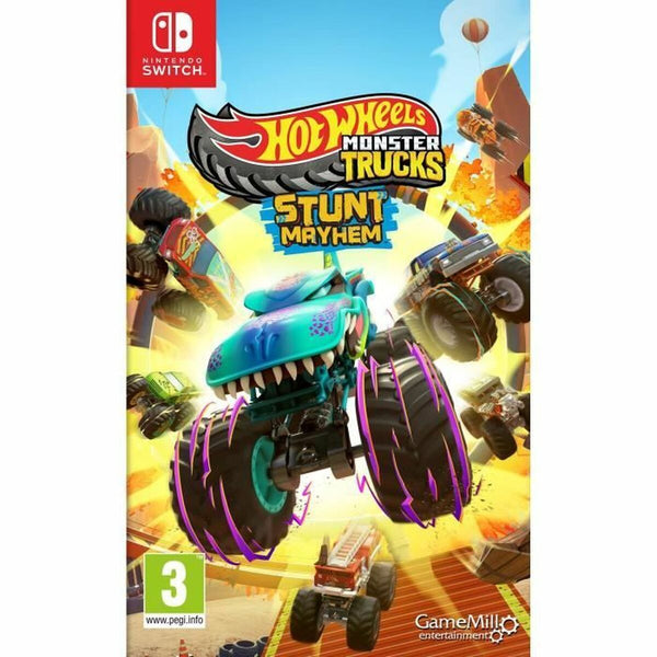 Video game for Switch Just For Games Hot Wheels Monster Trucks Stunt Mayhem-0