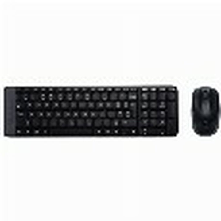 Keyboard and Mouse Logitech 920-003168 Black QWERTY-12