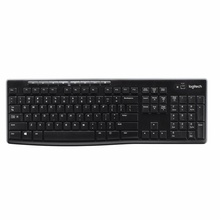 Wireless Keyboard Logitech K270 Black Spanish Qwerty 2.4 GHz-0