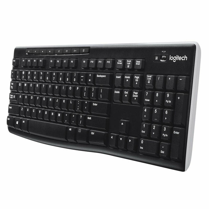 Wireless Keyboard Logitech K270 Black Spanish Qwerty 2.4 GHz-3
