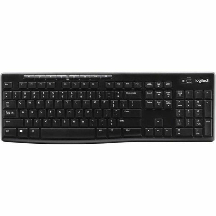 Wireless Keyboard Logitech French Black AZERTY-0