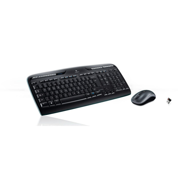 Keyboard and Mouse Logitech Wireless Combo MK330 Black Qwerty US-7