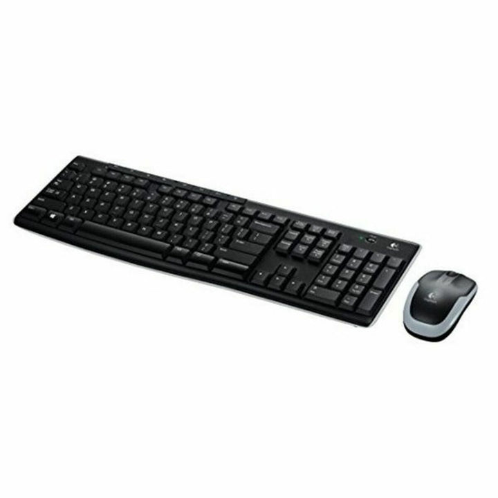 Keyboard and Wireless Mouse Logitech 920-004513 Black Spanish Qwerty QWERTY-5