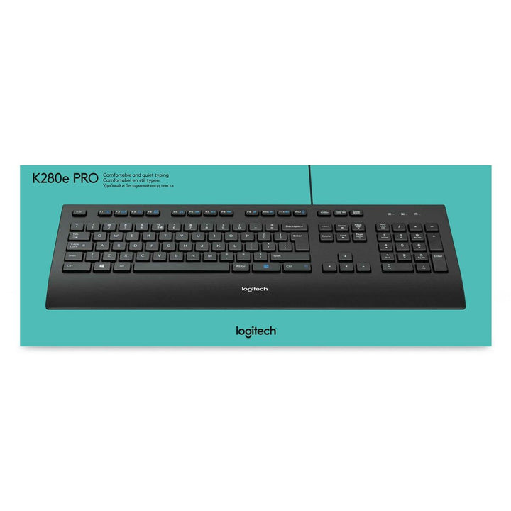Keyboard Logitech 920-005217 Black QWERTY Qwerty US-1