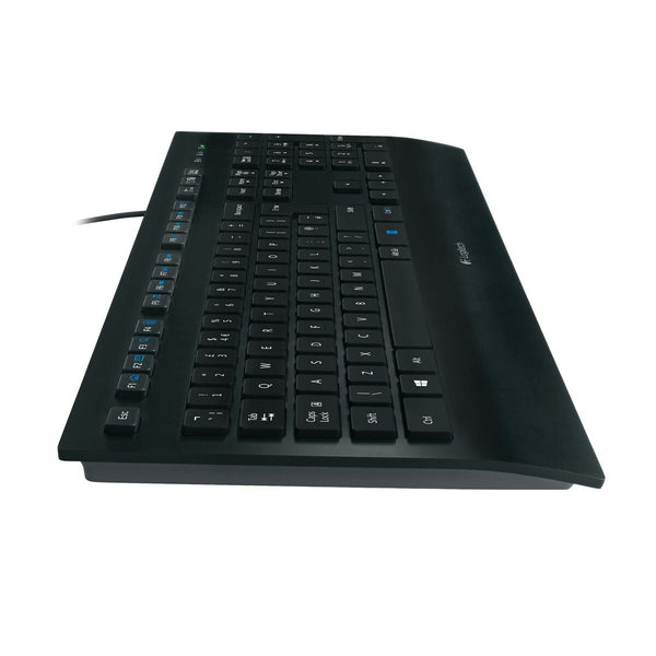 Keyboard Logitech 920-005217 Black QWERTY Qwerty US-10