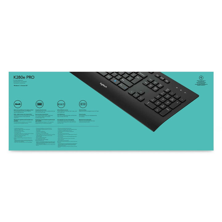 Keyboard Logitech 920-005217 Black QWERTY Qwerty US-3