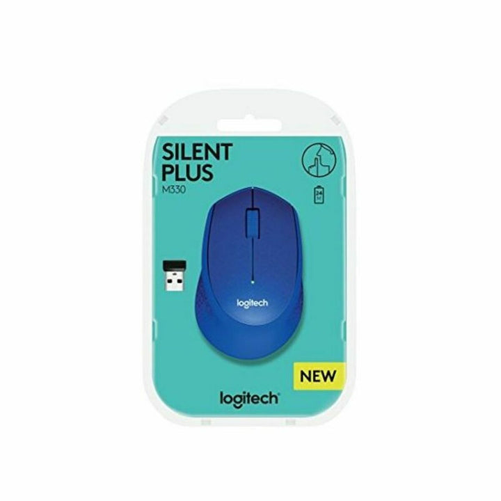 Wireless Mouse Logitech M330 Silent Plus Blue 1000 dpi-6