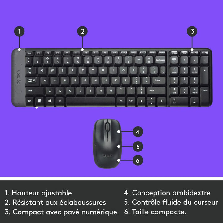 Keyboard Logitech 920-008318 Black Spanish Qwerty-5
