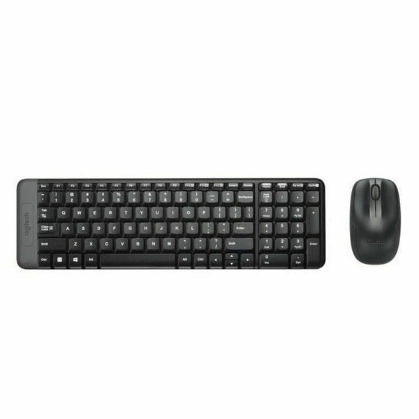 Keyboard Logitech 920-008318 Black Spanish Qwerty-0