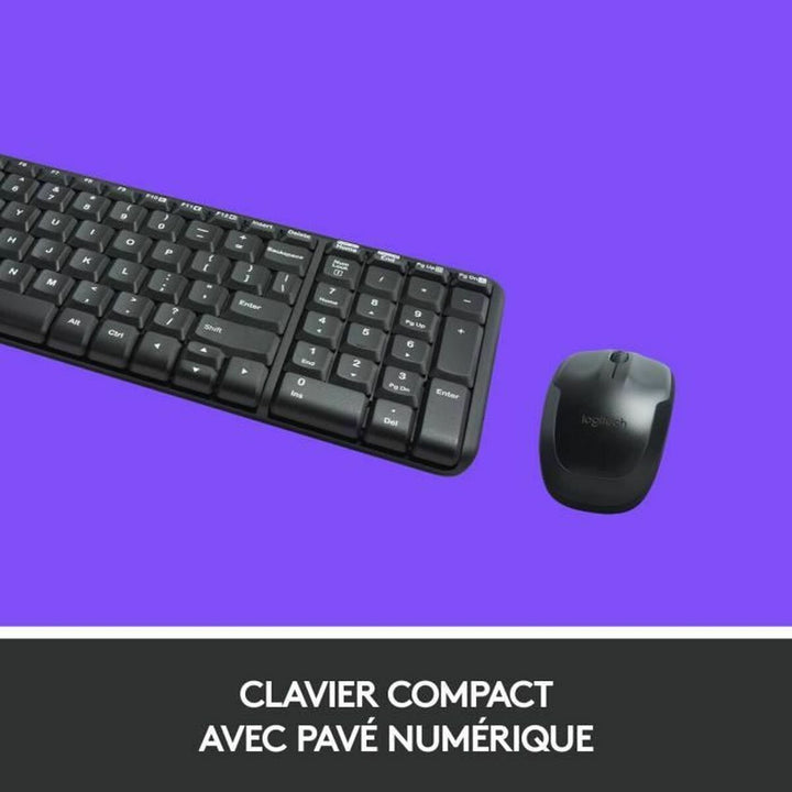 Keyboard Logitech 920-008318 Black Spanish Qwerty-14