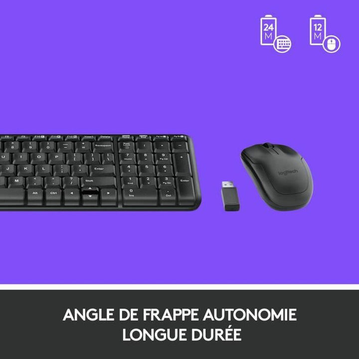 Keyboard Logitech 920-008318 Black Spanish Qwerty-1