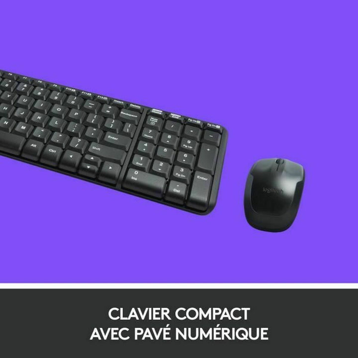 Keyboard Logitech 920-008318 Black Spanish Qwerty-12