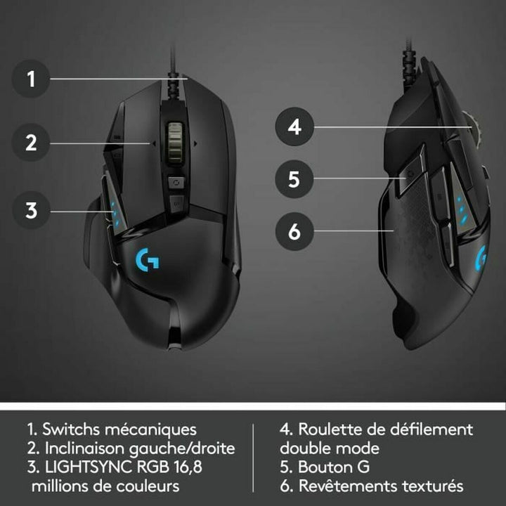 Mouse Logitech 910-005471 Black 16000 dpi 25600 dpi-51