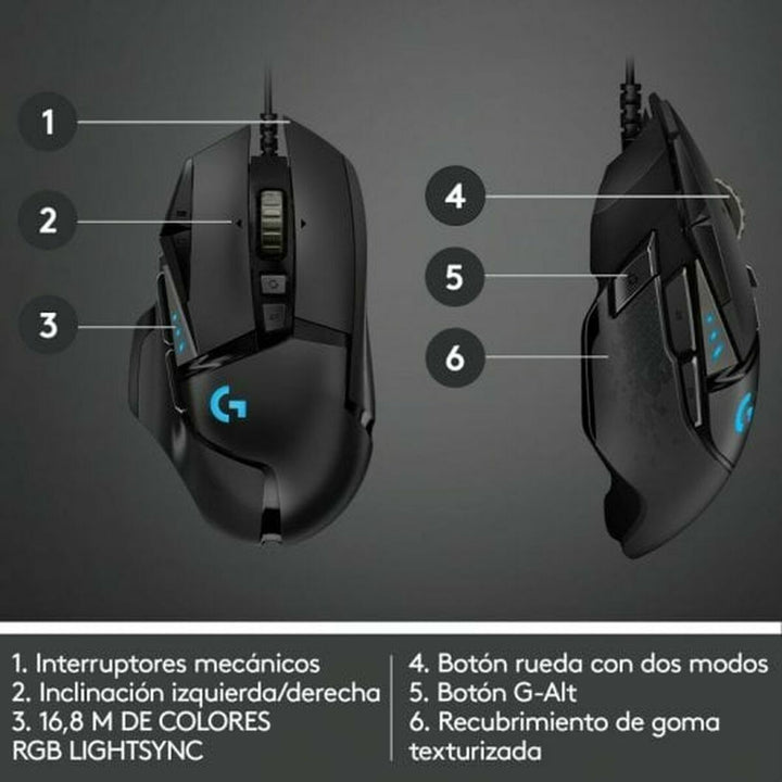 Mouse Logitech 910-005471 Black 16000 dpi 25600 dpi-44