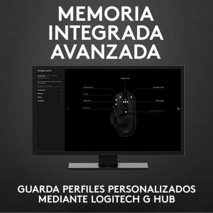 Mouse Logitech 910-005471 Black 16000 dpi 25600 dpi-42