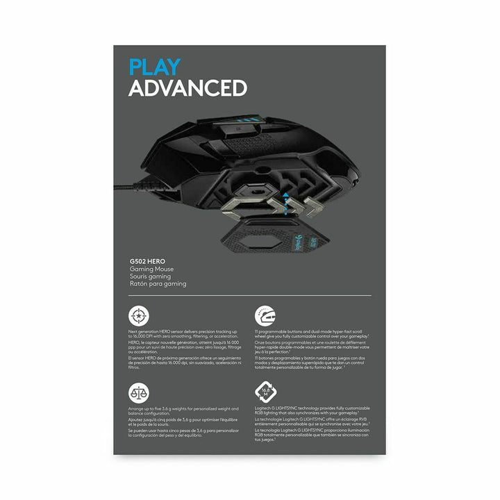 Mouse Logitech 910-005471 Black 16000 dpi 25600 dpi-35