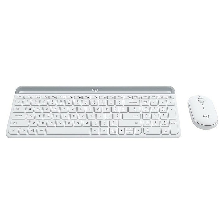 Keyboard and Mouse Logitech  MK470 White French AZERTY-5