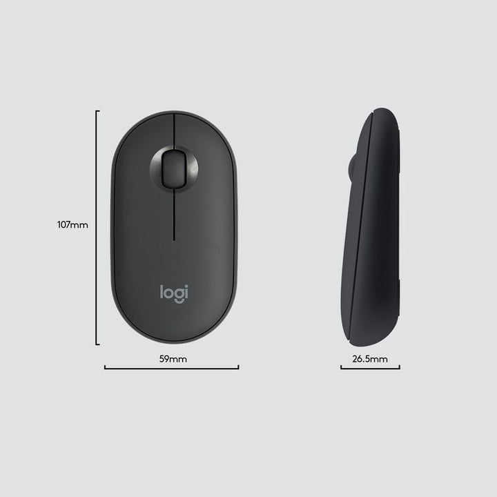 Keyboard and Mouse Logitech MK470 Grey Graphite Qwerty US-2