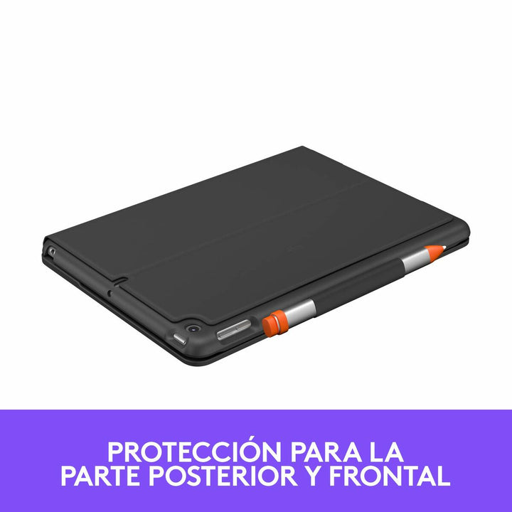 Case for Tablet and Keyboard Logitech 920-009478 Grey Graphite Spanish Qwerty QWERTY-5