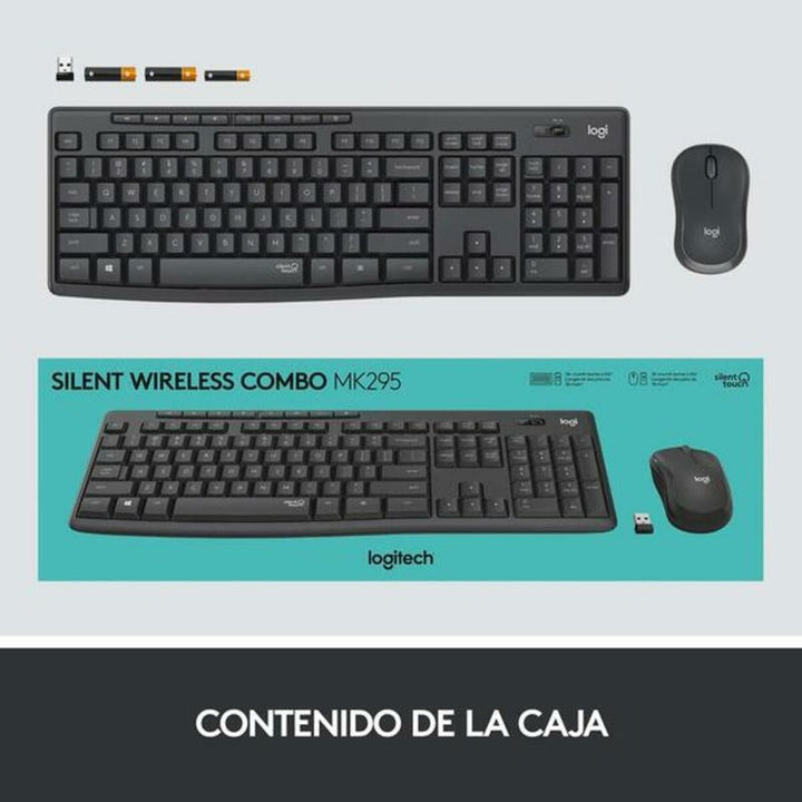 Keyboard and Mouse Logitech MK295-2