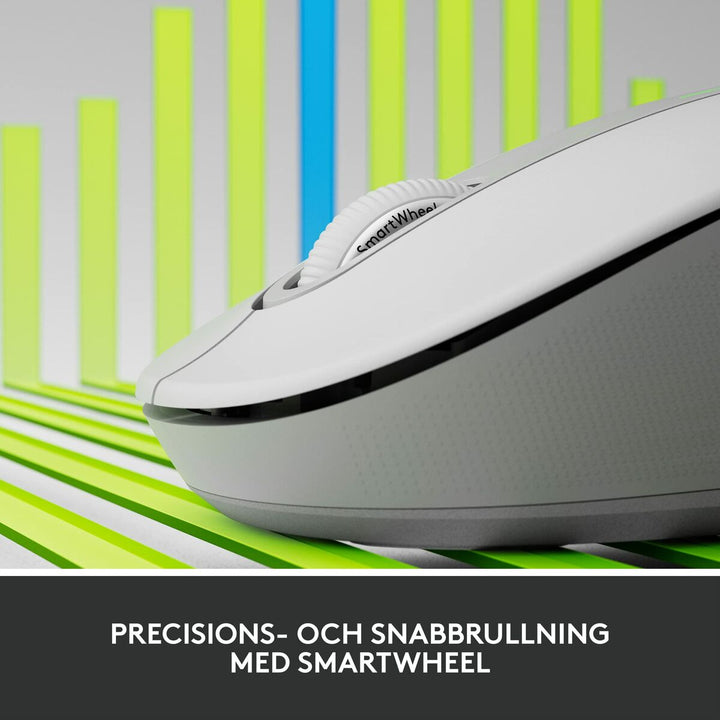 Wireless Mouse Logitech White 4000 dpi-19