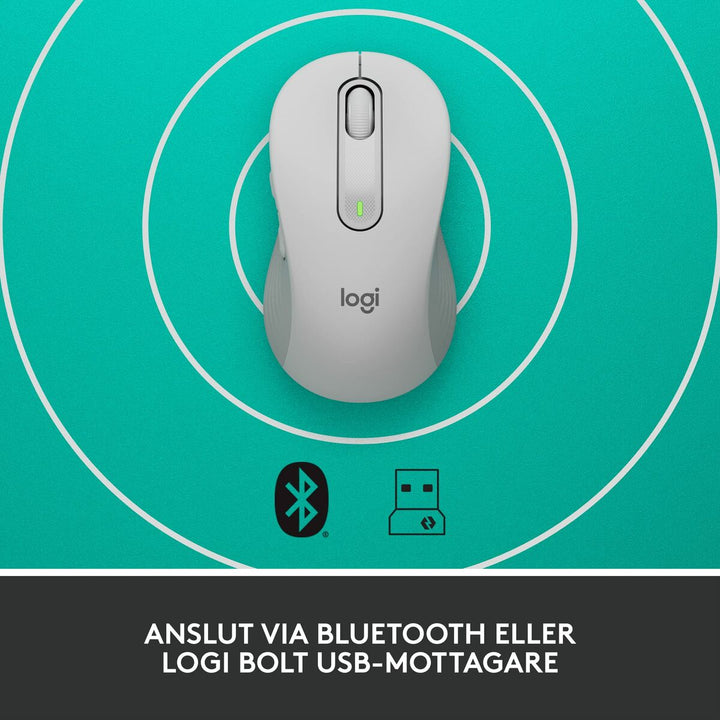 Wireless Mouse Logitech White 4000 dpi-15