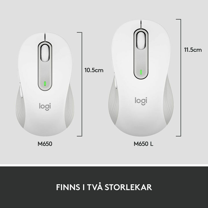 Wireless Mouse Logitech White 4000 dpi-11