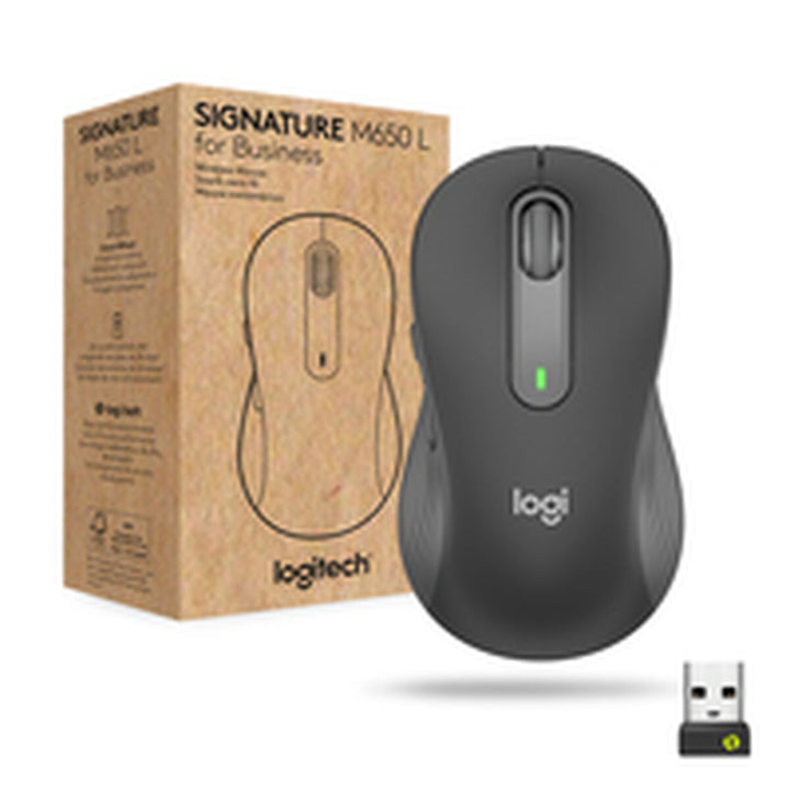 Wireless Mouse Logitech Graphite Steel 4000 dpi-11