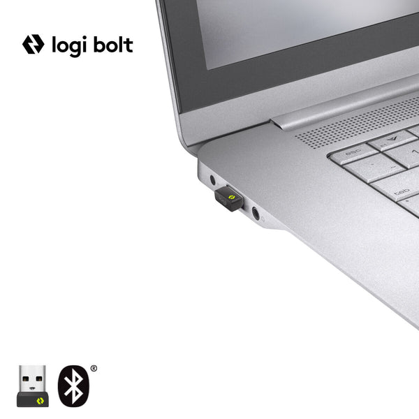 Wireless Mouse Logitech Graphite Steel 4000 dpi-10