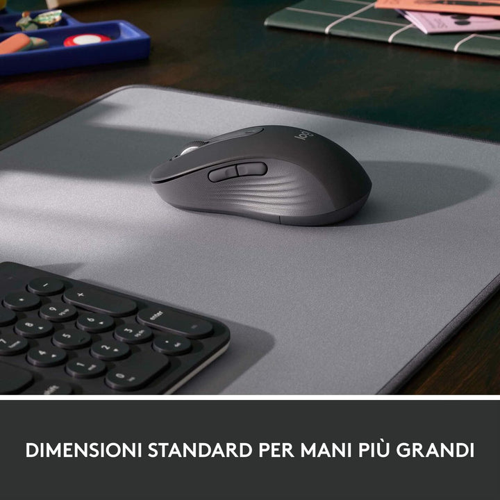 Wireless Mouse Logitech Graphite Steel 4000 dpi-9