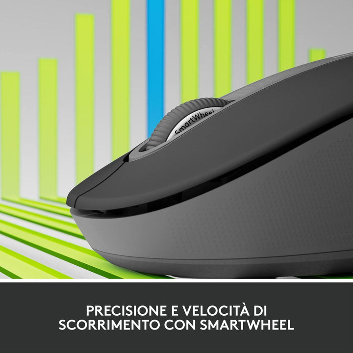Wireless Mouse Logitech Graphite Steel 4000 dpi-8