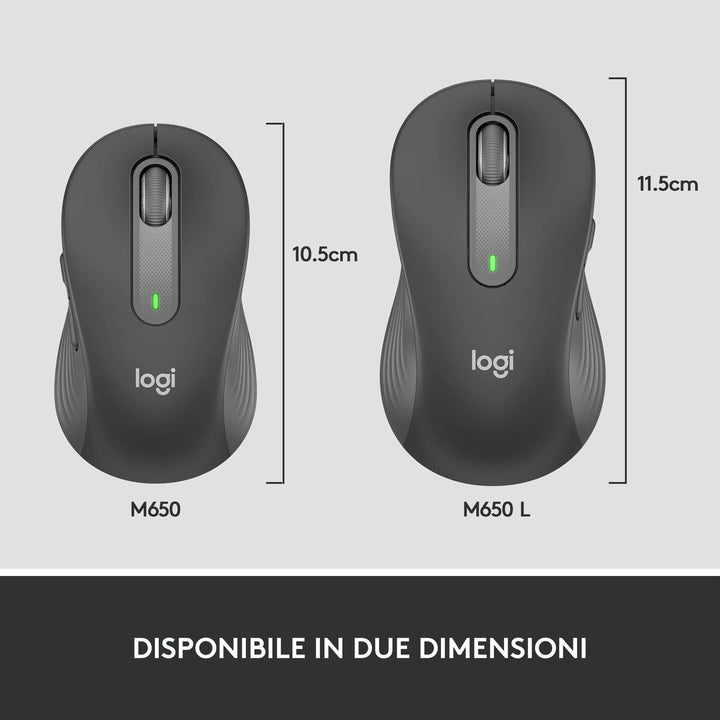 Wireless Mouse Logitech Graphite Steel 4000 dpi-6