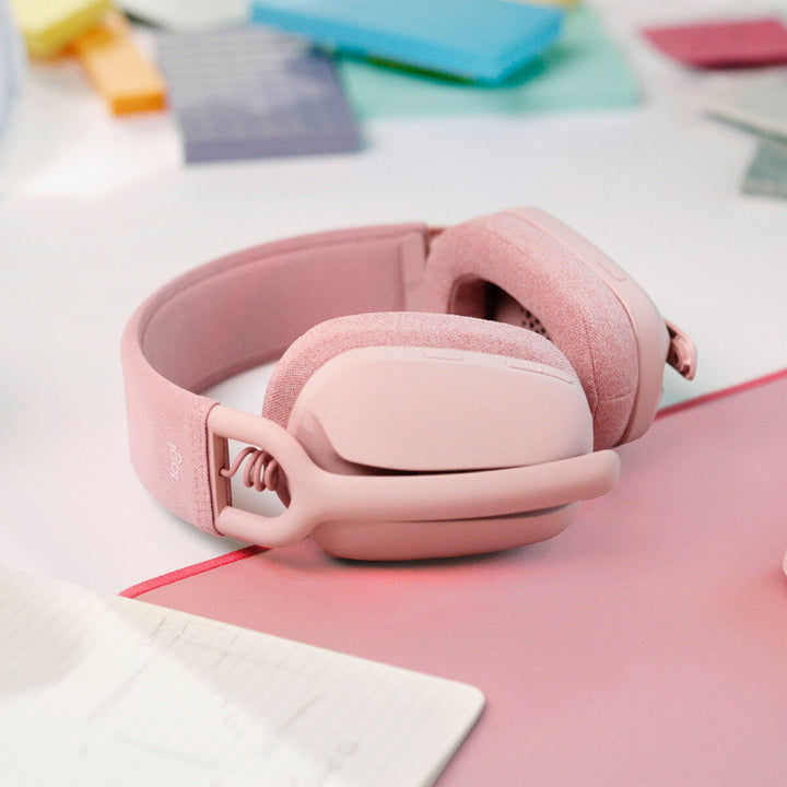 Headphones with Microphone Logitech Zone Vibe 100 Pink-5