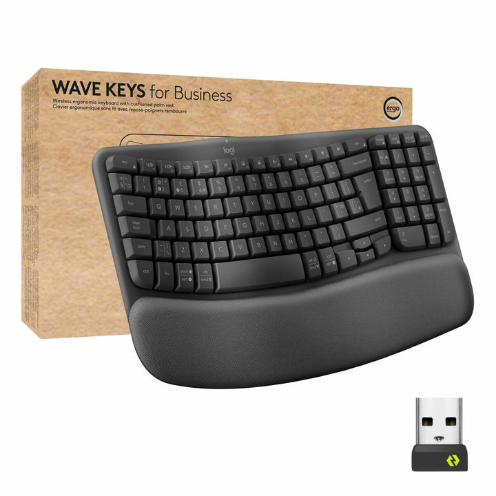 Keyboard and Mouse Logitech Graphite Steel Spanish Qwerty-1