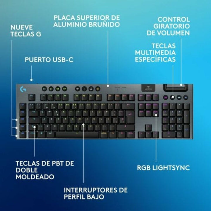 Keyboard and Mouse Logitech 920-012677 Black Spanish Qwerty QWERTY-4