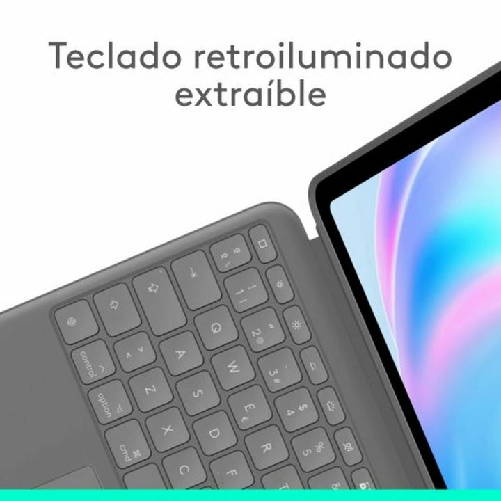 Tablet cover Logitech 920-012614 Grey Spanish Qwerty-6