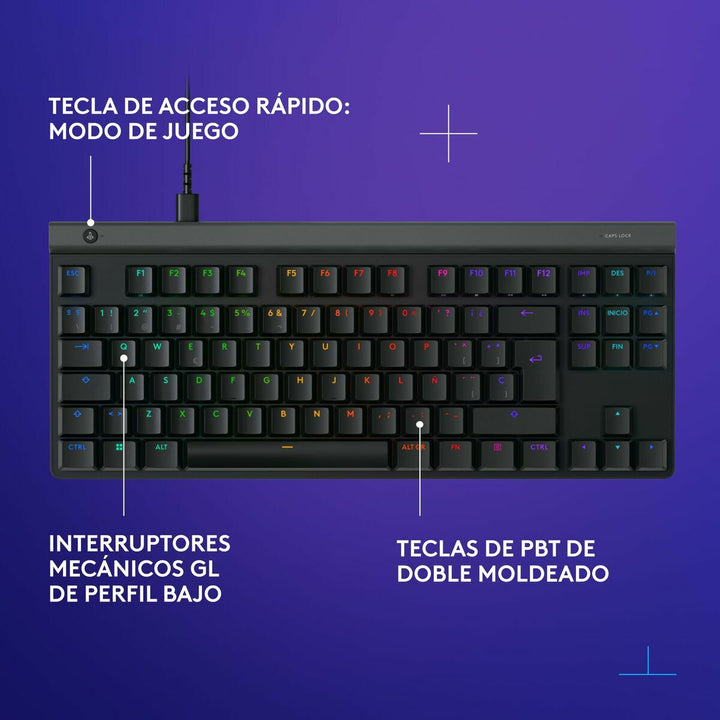 Keyboard and Mouse Logitech 920-012891 Black Spanish Qwerty-6
