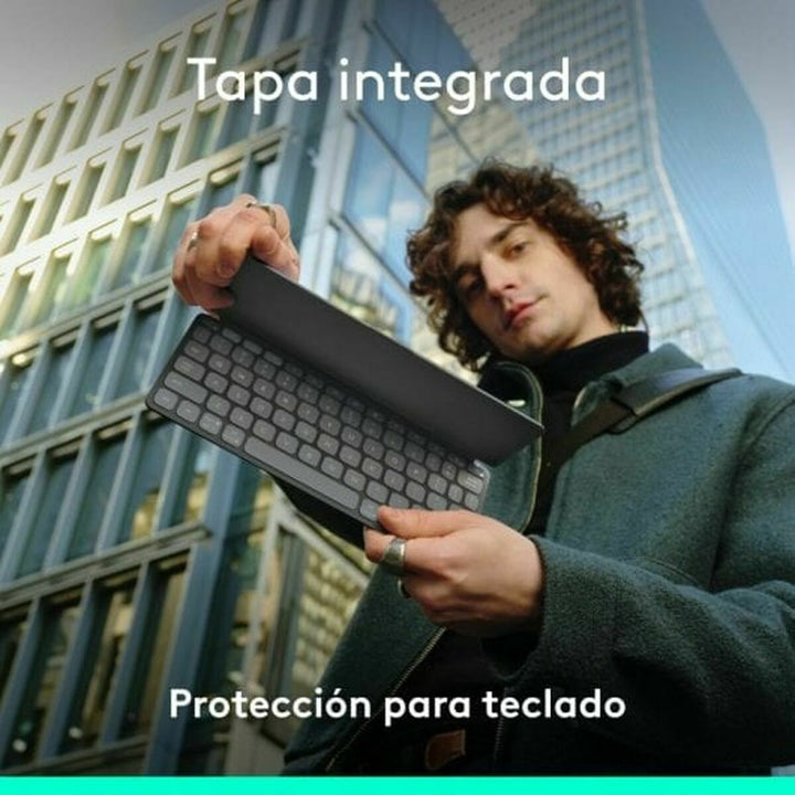 Keyboard Logitech 920-012973 Graphite Spanish QWERTY-19