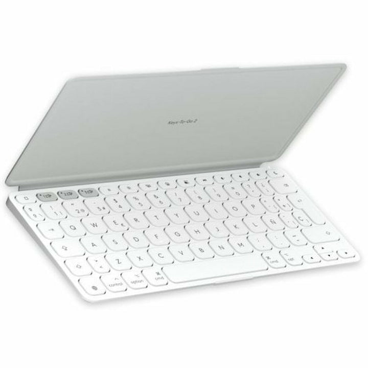 Bluetooth Keyboard Logitech 920-013011 Spanish Qwerty Grey White/Grey-0