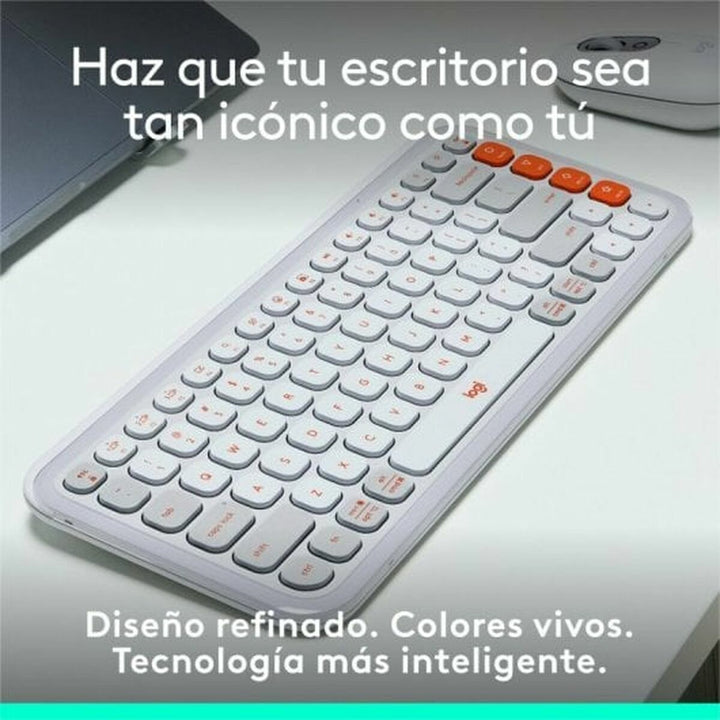 Keyboard Logitech 920-013069 White-21