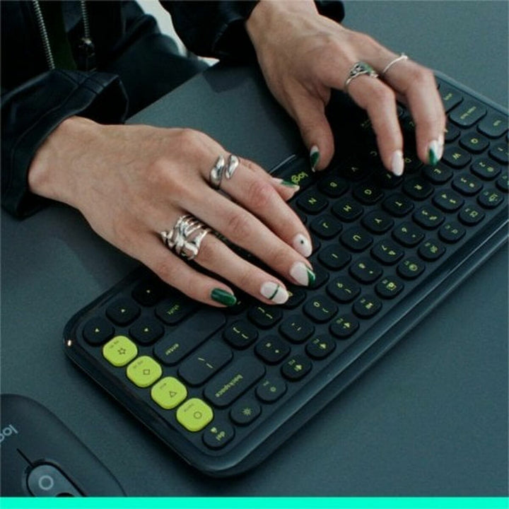 Keyboard Logitech 920-013069 White-16